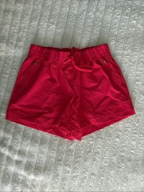 Outdoor Voices Bright Pink Shorts with Zip Pockets